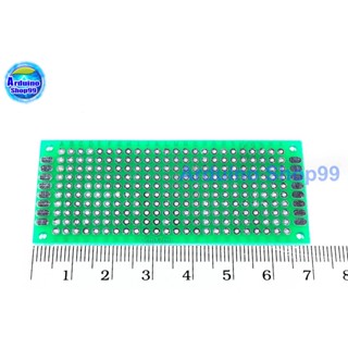 แผ่นปริ้นท์อเนกประสงค์ 2 หน้า PCB circuit board double-sided 3*7 cm หนา 1.6 mm