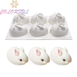 【COLORFUL】Cake Mould Baking Mould Cooking Tools Dessert Silicone Mould Pudding Bread