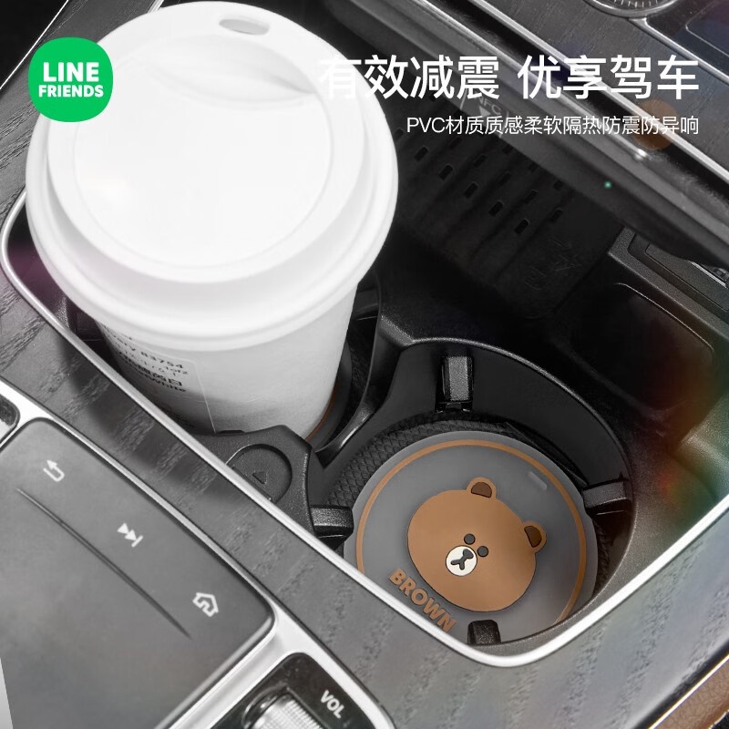 [LINE FRIENDS]ที่รองแก้วช่องเก็บของที่รองประตูแผ่นกันลื่น[LC] ราคา ถูกที่สุด ดีลบีเคเค แกลเลอรีภาพที่ 2