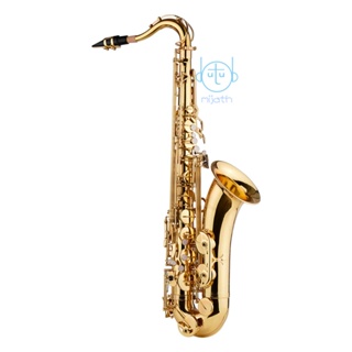 [พร้อมส่ง] Bb Tenor Saxophone เครื่องเป่าลม ทองเหลือง พร้อมกระเป๋าเก็บ ผ้าทําความสะอาด แปรง สายคล้องคอ