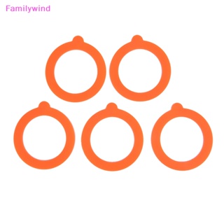 Familywind&gt; ปะเก็นซิลิโคน กันรั่วซึม แบบเปลี่ยน สําหรับเก็บอาหาร 5 ชิ้น