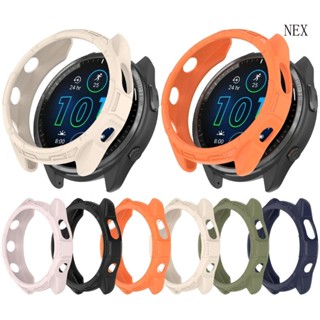 Nex เคสนาฬิกาข้อมืออัจฉริยะ TPU กันกระแทก น้ําหนักเบา ทนทาน สําหรับ Garmin-Forerunner 965