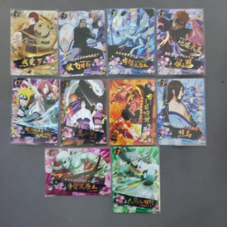 ชุดการ์ดแท้ Uzumaki Naruto Orochimaru Naruto Uchiha Banka Hinada Mizumon Little Dinosaur cp