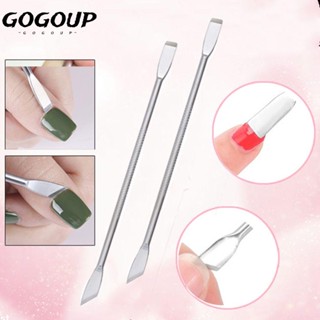 GOGOUP เครื่องมือทําเล็บมือ เล็บเจล UV แบบปลายคู่ DIY