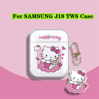 【ส่วนลด】เคสหูฟัง แบบนิ่ม แบบใส ลายการ์ตูน สําหรับ SAMSUNG J18 TWS SAMSUNG J18 TWS