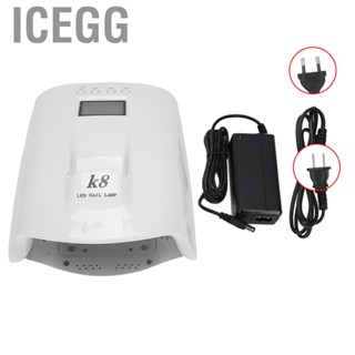 Icegg Nail dryer lamp  nails  nail with 4 timer settings and  curing for manicure / pedicure LCD display painless