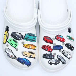 CROCS Jibbitz Jibbits Jeep Cars Jibitz น่ารัก ของแท้ อุปกรณ์เสริม สําหรับตกแต่งรองเท้าผู้ชาย รถบรรทุก รถจี๊ป