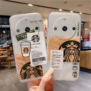 ใหม่ เคสโทรศัพท์มือถือ ซิลิก้าเจลนิ่ม แบบใส ลาย Starbucks Goddess สร้างสรรค์ แฟชั่น สําหรับ Realme 11 Pro Plus 11 Pro+ 5G C53 NFC 2023