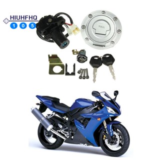 ชุดกุญแจล็อคถังน้ํามันเชื้อเพลิง สําหรับ 2002-2003 Yamaha YZF R1 07-22 R6 04-22 FJR1300 2001-2022 FZ6