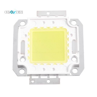 ชิปโมดูลโคมไฟ DC COB SMD LED ทรงสี่เหลี่ยม สีขาว 30-36V 20W