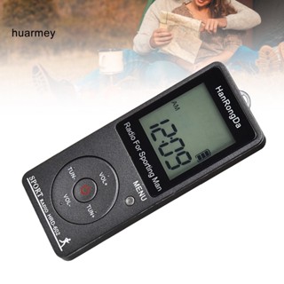 Huarmey HRD-602 วิทยุดิจิทัล หน้าจอ LCD ขนาดเล็ก พกพาง่าย สําหรับเดินป่า