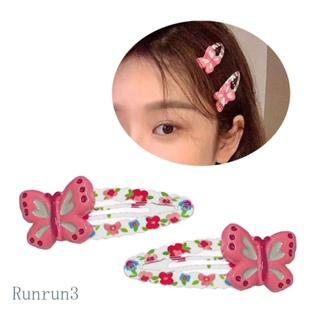 Runny กิ๊บติดผม รูปผีเสื้อ หวานแหวว เครื่องประดับ สําหรับผู้หญิง