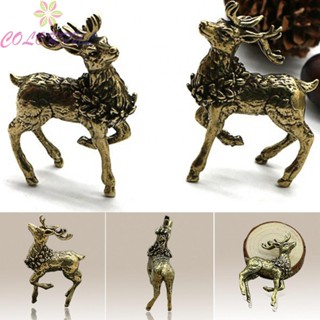 【COLORFUL】Deer Statue Deer Sculpture Ornaments Lucky Feng Shui Crafts Miniature Popular