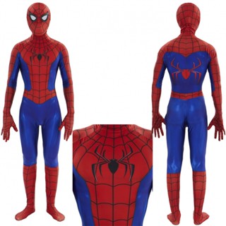 P PS5 ชุดบอดี้สูทคอสเพลย์ Spiderman ฮาโลวีน UOQ1