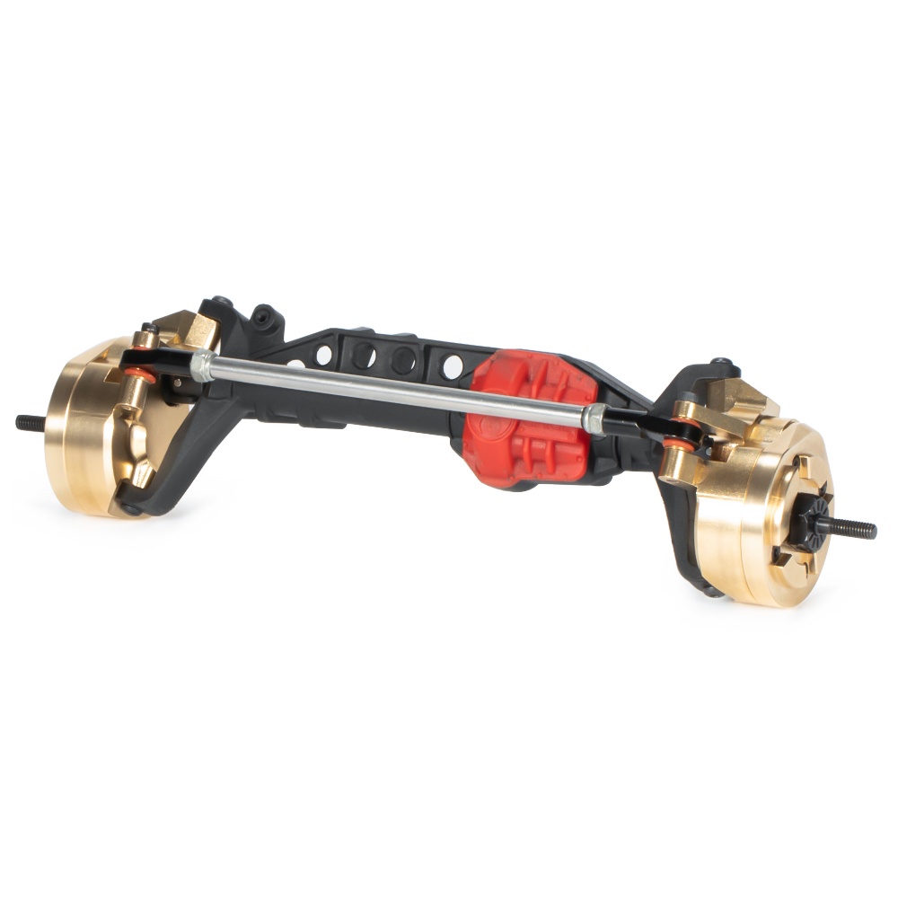 แผ่นครอบพวงมาลัย ทองเหลือง สําหรับอัพเกรดรถไต่หินบังคับ 1/10 Axial Capra SCX10 III