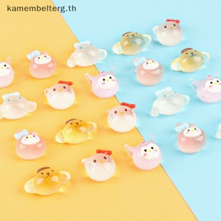 Kam เรซิ่นเรืองแสง ลายการ์ตูน DIY สําหรับตกแต่งเครื่องประดับ 3 ชิ้น