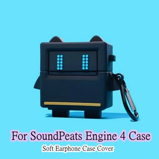 【จัดส่งด่วน】เคสหูฟัง แบบนิ่ม ลายการ์ตูนอนิเมะ สําหรับ SoundPeats Engine 4 SoundPeats Engine 4