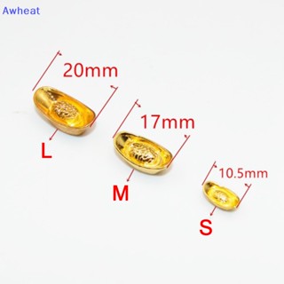 Awheat 10 ชิ้น / เซต จีน ทอง เงิน เครื่องประดับ มะกอกนําโชค ตกแต่ง มาสคอต โลหะ ใหม่