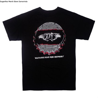 ร้อน 3 คอลูกเรือเสื้อยืดคอกลมเสื้อยืด ลาย Dragonforce Bottle Cap - Mผ้าฝ้ายแท้