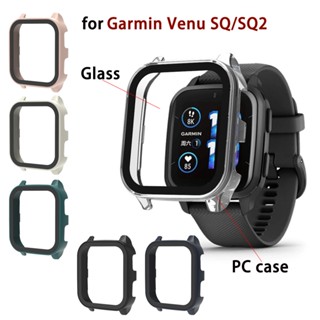 ตัวป้องกันหน้าจอ HD เคสป้องกันฮาร์ดพีซี สําหรับ Garmin Venu sq sq2