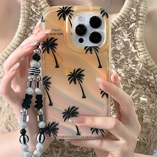 [พร้อมส่ง] เคสโทรศัพท์มือถือ พร้อมสายคล้องมือ สําหรับ Apple iPhone 15 14 13 12 11 PROMAX XS XR XSMAX SE2020 6 7 8PLUS MINI