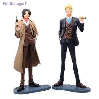 [WillBesugarT] ตุ๊กตาฟิกเกอร์ PVC อนิเมะ One Piece Ace Marco Treasure Detective Kawaii [ใหม่]