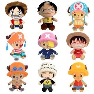 CLEOES ของเล่นตุ๊กตาคอสเพลย์ Ace Law Monkey D Luffy Zoro ขนาด 25 ซม.