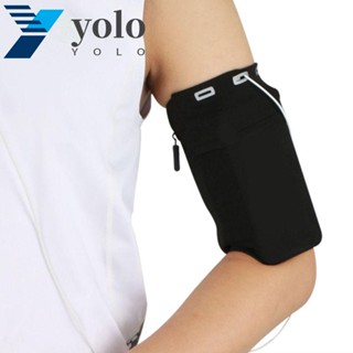 YOLO กระเป๋าใส่โทรศัพท์มือถือ แบบรัดแขน อเนกประสงค์ สําหรับวิ่งออกกําลังกาย ขี่จักรยาน