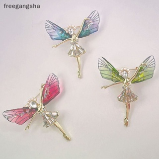 [FREG] Fashion Fairy Wings Brooches For Women Clothing Accessories Wedding Party Jewelry Gift FDH