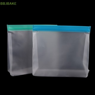 [FSBA] 1Pc PEVA Food Bag Stand Up Bag Food Storage Leakproof Zip Shut Bag Reusable Kitchen Fruit Vegetable Fresh Shut Bag  KCB