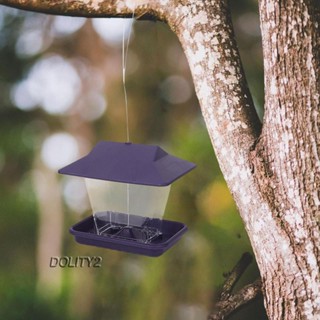 [Dolity2] Bird Feeders Outdoors Hanging Birds Feeding Portable Parrot Food Dispenser for Cockatoo Budgie Canary Finch Cockatiels Starlings