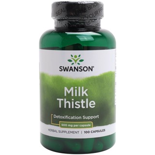 Swanson Milk Thistle แคปซูล 500 มก. [100 แคปซูล]