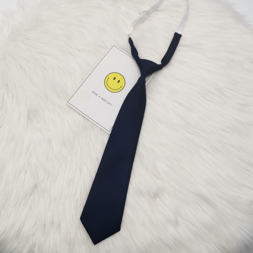 Tie Lazy JK เนคไท ขนาดเล็ก ฟรี สีดํา ไวน์แดง น้ําเงิน น้ําเงิน ทึบ เวอร์ชั่นเกาหลี นักเรียน สไตล์พื้นฐาน เครื่องแบบนักเรียน อุปกรณ์ชั้นเรียน