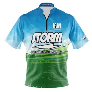 Storm DS เสื้อโปโล แขนสั้น พิมพ์ลายโบว์ลิ่ง 2089-ST 3D