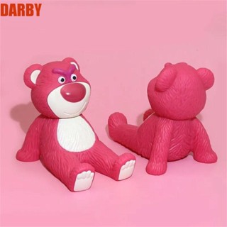 Darby ที่วางโทรศัพท์มือถือ PVC ลายการ์ตูนหมีสตรอเบอร์รี่น่ารัก สําหรับบ้าน ออฟฟิศ