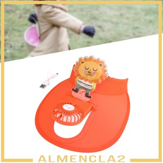 [Almencla2] หมวกบังแดด ขนาดเล็ก แบบพกพา พร้อมพัดลม สามแบบ สําหรับเด็ก และผู้ใหญ่ กิจกรรมกลางแจ้ง