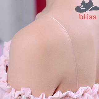 Bliss สายรัดบราชั้นใน แบบใส ยืดหยุ่น กันลื่น ปรับได้ สําหรับผู้หญิง