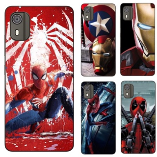 เคสโทรศัพท์ซิลิโคน TPU แบบนิ่ม ลายซุปเปอร์ฮีโร่ Marvel สําหรับ Nokia C02 TA-1522