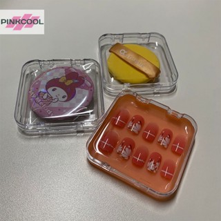 Pinkcool กล่องพลาสติกใส สําหรับใส่เครื่องประดับ สร้อยคอ