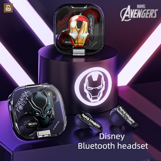 Youpin Disney Marvel Co-Branded ชุดหูฟังบลูทูธไร้สาย คุณภาพสูง สําหรับผู้ชาย 2023