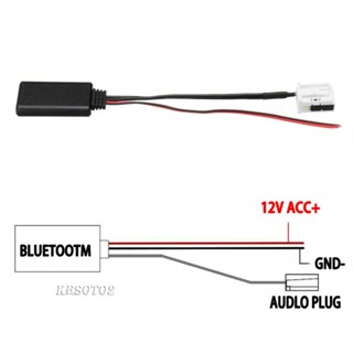 [Kesoto2] อะแดปเตอร์เชื่อมต่อสายบลูทูธ AUX AUX MP3 AUX