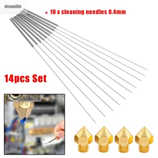 【DREAMLIFE】4 * Parts For Creality Cr-10s Pro For 3D Printer + 10x Cleaning Needles