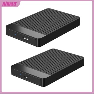 Ni เคสฮาร์ดดิสก์ไดรฟ์ภายนอก 2.5 นิ้ว Usb3.0 Type C รองรับ 6tb Uasp 6gbps