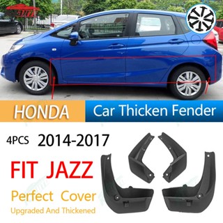 บังโคลนหน้า หลัง กันชน กันฝุ่น อุปกรณ์เสริม สําหรับตกแต่งรถยนต์ Honda Jazz 2014-2017 GK5