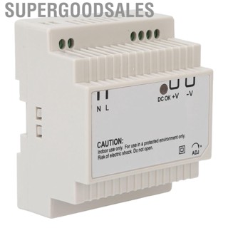 Supergoodsales 60W Voltage Converter DIN Rail Mount Transformer Industrial Power Regulator 100‑240V Input