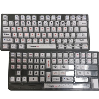 R* ชุดปุ่มกดคีย์บอร์ด PBT 131 คีย์ ขนาดใหญ่ หนา กันแสง ย้อมสี สําหรับคีย์บอร์ด Mechanical Keyboar