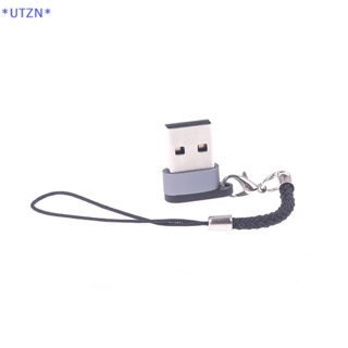 Utzn&gt; อะแดปเตอร์สายชาร์จ USB 2.0 เป็น type-c สําหรับ 14 PD