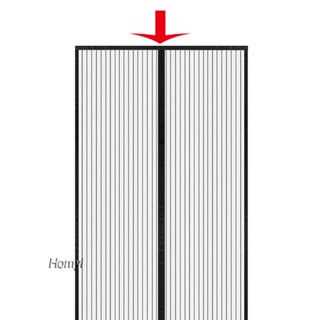 [Homyl] ผ้าม่านตาข่าย ปิดเองได้ ทนต่อการเสียดสี สําหรับประตูลานบ้านฟาร์ม หน้าร้อน