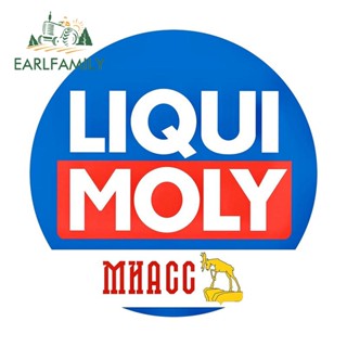 Earlfamily สติกเกอร์ ลายกราฟฟิคโลโก้ Liqui Moly ขนาด 13 ซม. x 13 ซม. ป้องกันรอยขีดข่วน แบบสร้างสรรค์ สําหรับติดตกแต่งหน้าต่างรถยนต์