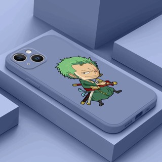 เคสโทรศัพท์มือถือ ซิลิโคน ลายวันพีช Roronoa Zoro สําหรับ iphone 5s 5 s SE 2020 2016 6s 6 s 7 8 plus